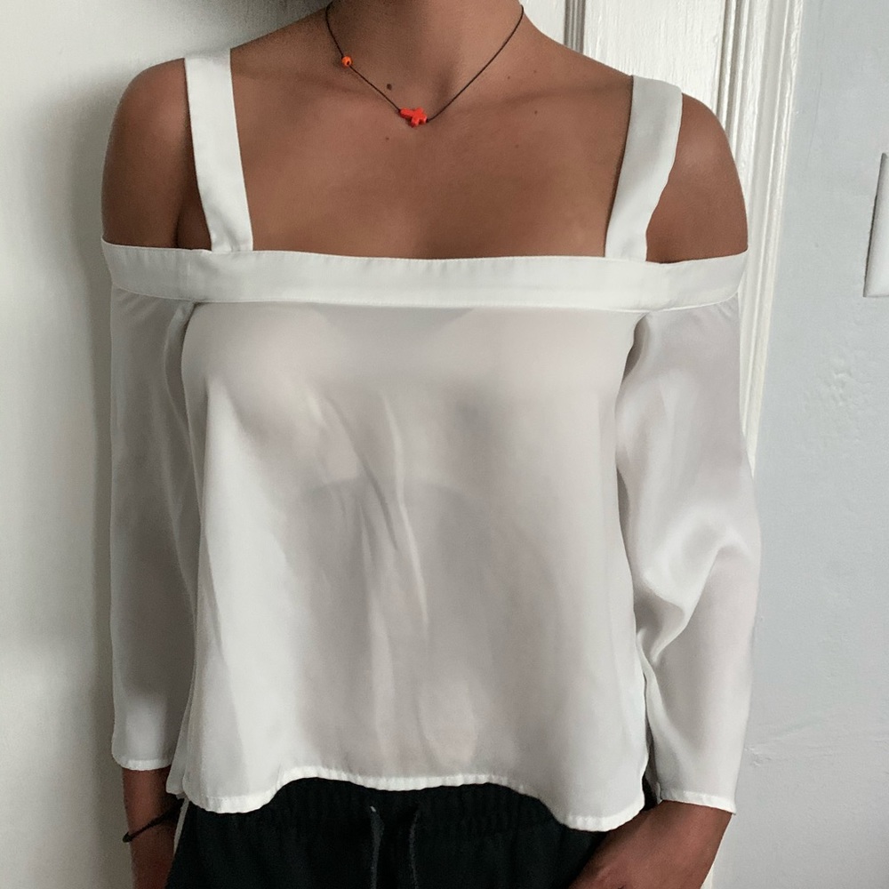 Nordstrom white off the shoulder top